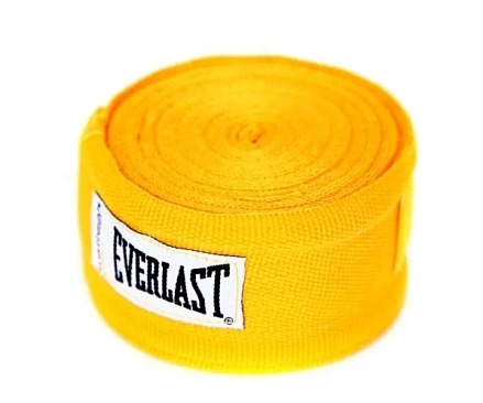 Бинты боксерские Everlast , желтые 4,55 м в интернет-магазине VersusBox.ru