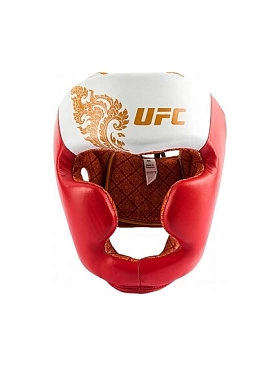 UFC True Thai Шлем для бокса красный/белый, размер L в интернет-магазине VersusBox.ru