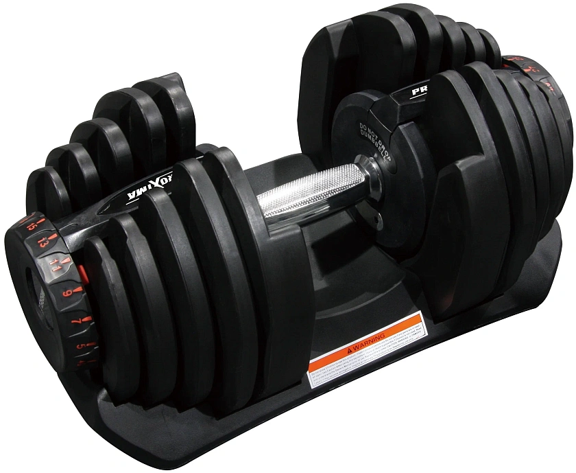 Регулируемая гантель Proxima Gigant черная в интернет-магазине VersusBox.ru