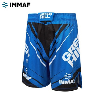MMI-4022 Шорты MMA SHORT IMMAF approved синие в интернет-магазине VersusBox.ru
