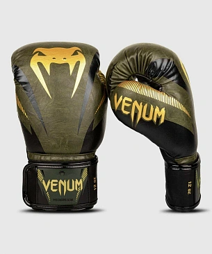 Перчатки Impact 10oz хак/золот. в интернет-магазине VersusBox.ru