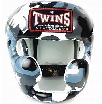 Боксерский шлем TWINS fhgl6-ar серый в интернет-магазине VersusBox.ru