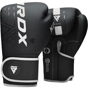 Перчатки тренировочные RDX F6 12oz черн/бел.мат. в интернет-магазине VersusBox.ru