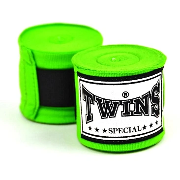 Боксерские бинты Twins Special зеленые в интернет-магазине VersusBox.ru