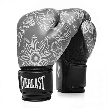 Боксерские перчатки Spark тренировочные серые с узором в интернет-магазине VersusBox.ru