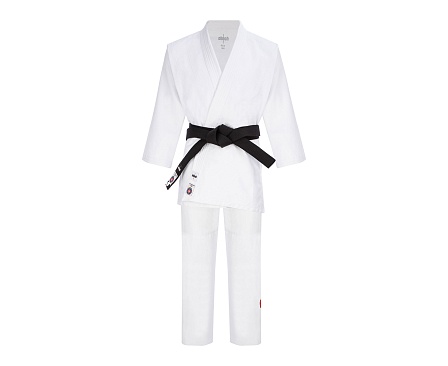 Кимоно для дзюдо подростоковое Clinch Judo Red FDR белое в интернет-магазине VersusBox.ru