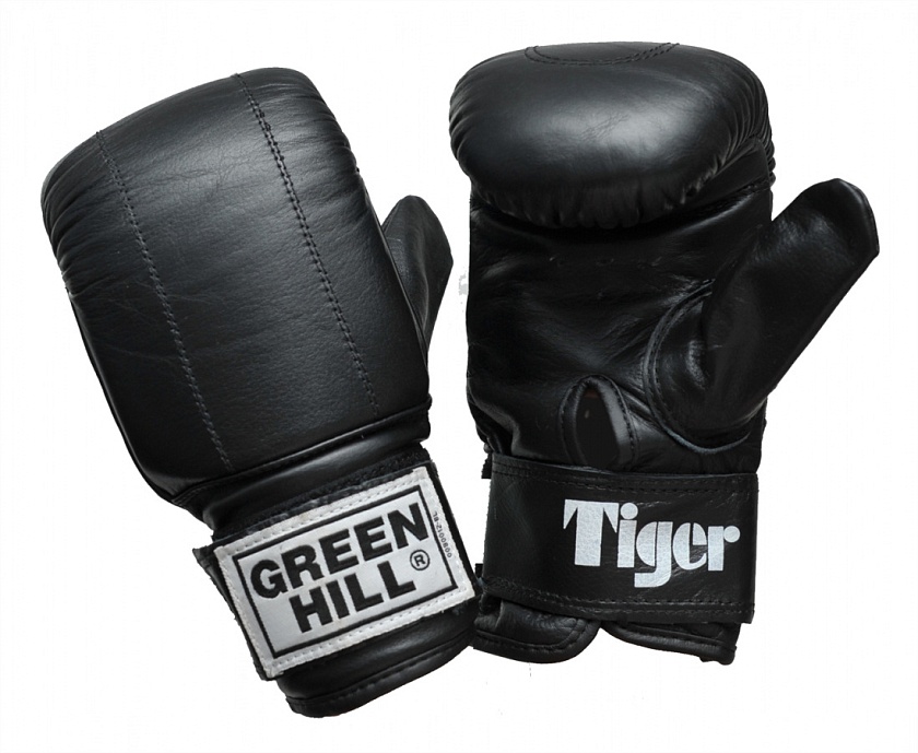 Купить перчатки снарядные green hill tiger черные по цене  в магазине VersusBox.ru