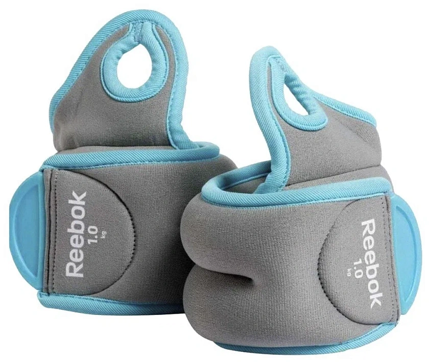 Утяжелители на запястья Reebok бирюзово-серые в интернет-магазине VersusBox.ru