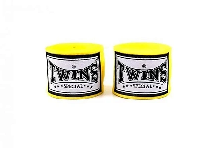 Боксерские бинты Twins Special желтые в интернет-магазине VersusBox.ru