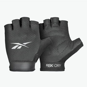 Перчатки для фитнеса Reebok, черный,  р. S, арт. RAGB-14601BK_Eur в интернет-магазине VersusBox.ru