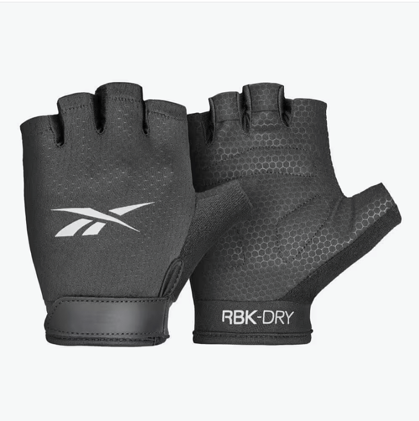 Перчатки для фитнеса Reebok, черный,  р. S, арт. RAGB-14601BK_Eur в интернет-магазине VersusBox.ru