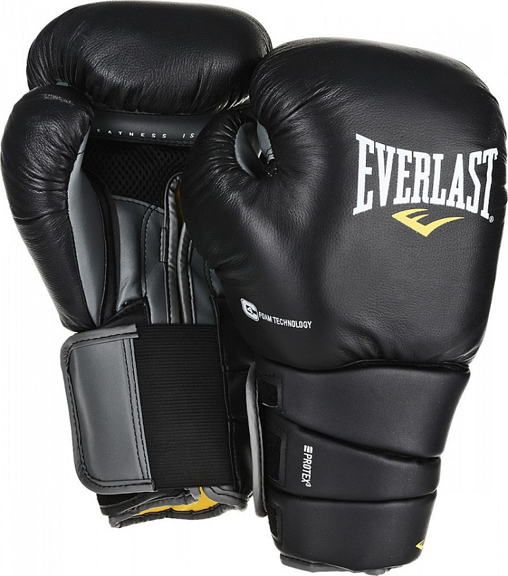 Купить боксерские перчатки everlast protex3 черные по цене 10 989 ₽ в магазине VersusBox.ru