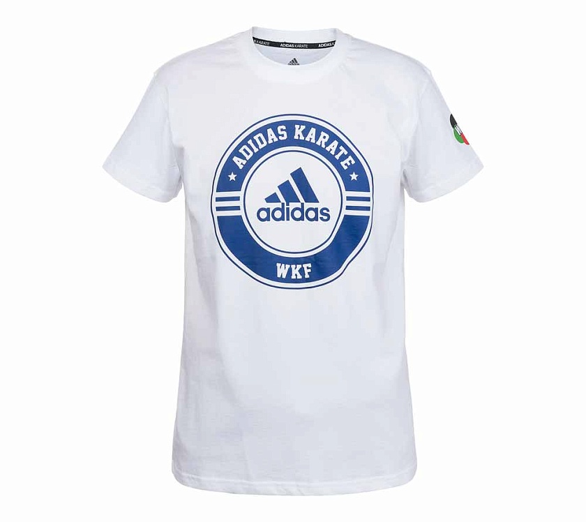 Футболка Combat Sport T-Shirt Karate Wkf бело-син в интернет-магазине VersusBox.ru