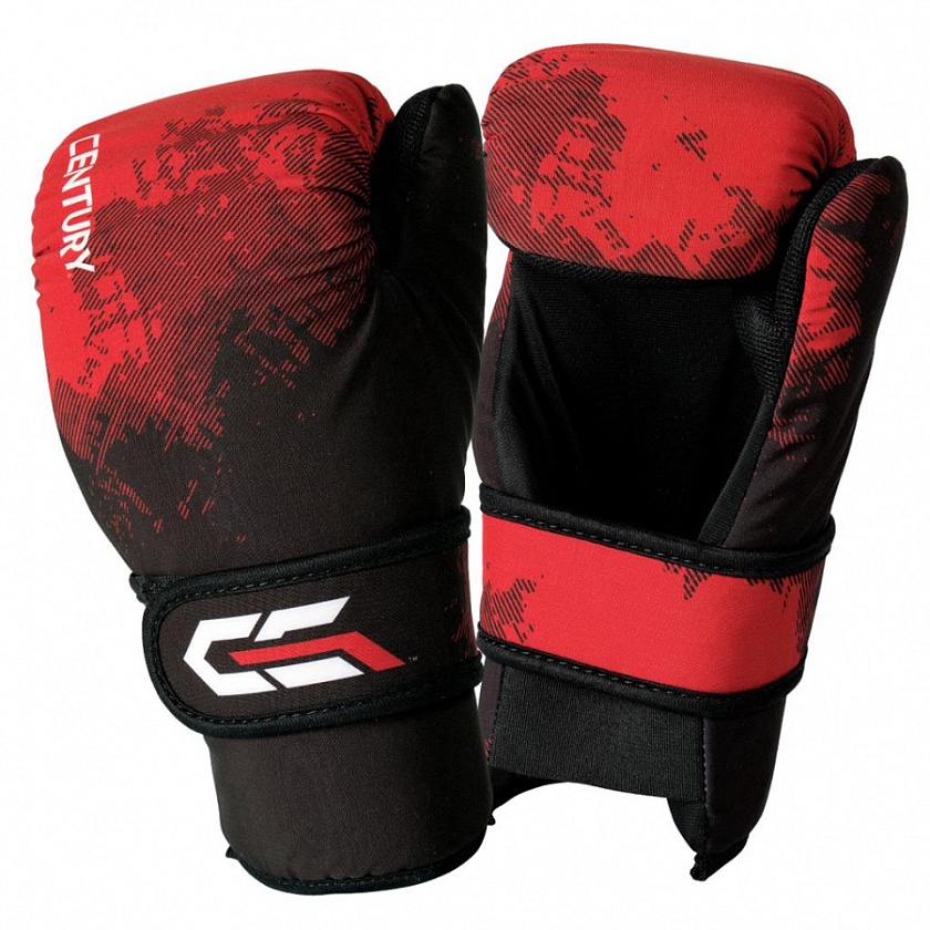 Купить перчатки спортивные century c-gear красно-черные по цене 3 490 ₽ в магазине VersusBox.ru