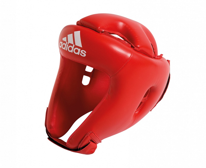 Шлем боксерский adidas Competition Head Guard красный в интернет-магазине VersusBox.ru