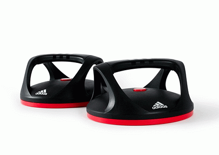 Упоры для отжиманий поворотные Adidas (пара) черные в интернет-магазине VersusBox.ru