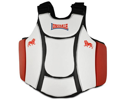 Защита корпуса Lonsdale Protector черн/красн/бел. в интернет-магазине VersusBox.ru