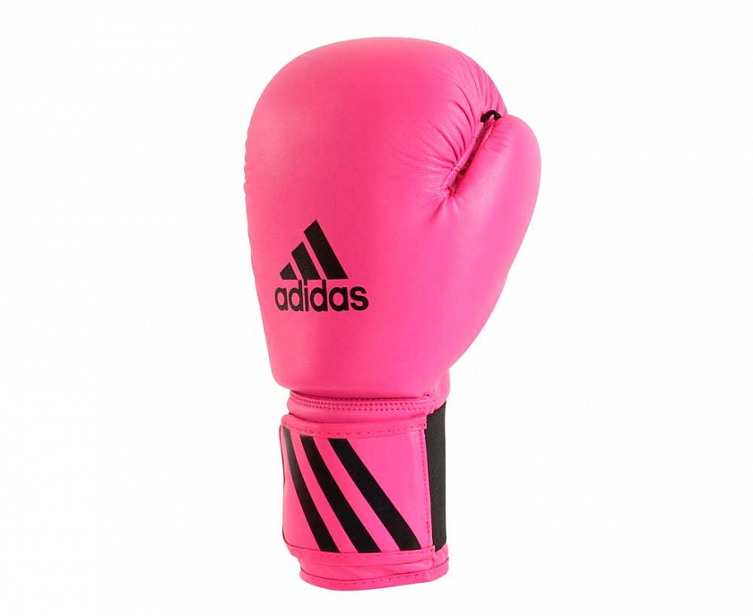 Купить перчатки боксерские adidas speed 50 розовые по цене  в магазине VersusBox.ru