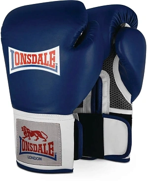 Перчатки тренировочные Lonsdale Brantford 12oz син. в интернет-магазине VersusBox.ru