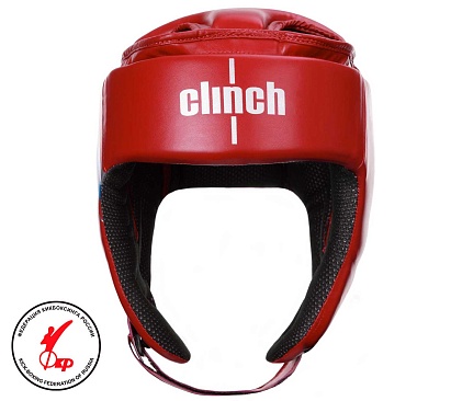Шлем для единоборств Clinch Helmet Kick красный в интернет-магазине VersusBox.ru