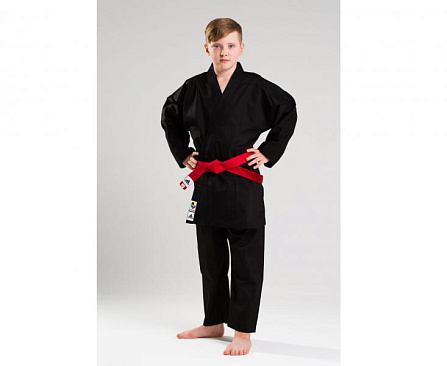 Кимоно для карате adidas Club Black Wkf черное в интернет-магазине VersusBox.ru
