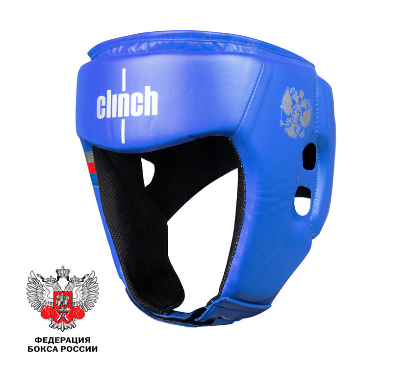 Шлем боксерский Clinch Olimp синий в интернет-магазине VersusBox.ru