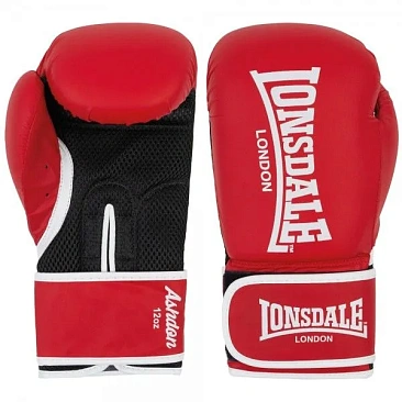 Перчатки тренировочные Lonsdale Ashdon 10oz красн. в интернет-магазине VersusBox.ru