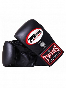 Боксерские перчатки Twins tbgl-4f снарядные черные в интернет-магазине VersusBox.ru