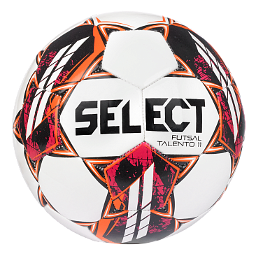 Футзальный  мяч Select Futsal Talento 11 v22, 52,5-54,5 см, бело-оранжевый в интернет-магазине VersusBox.ru