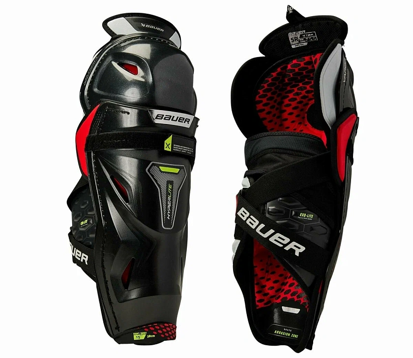 Хоккейные щитки Bauer Vapor Hyperlite SHIN GUARD SR 17" в интернет-магазине VersusBox.ru