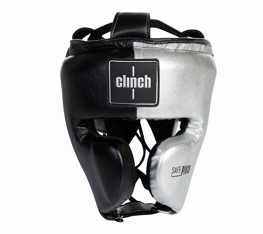 Шлем боксерский Clinch Punch 2.0 черно-серебристый в интернет-магазине VersusBox.ru