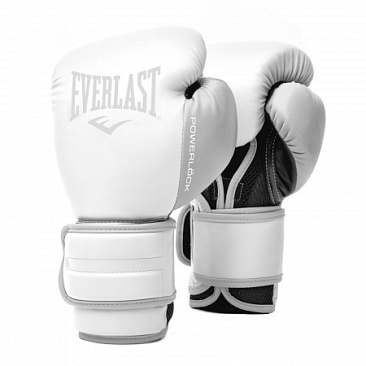 Боксерские перчатки Powerlock PU 2 тренировочные белые в интернет-магазине VersusBox.ru