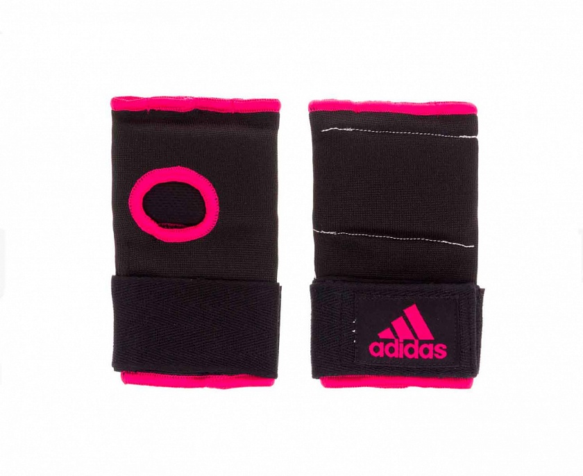 Внутренние перчатки Super Inner Gloves Gel Knuckle черно-розовые в интернет-магазине VersusBox.ru