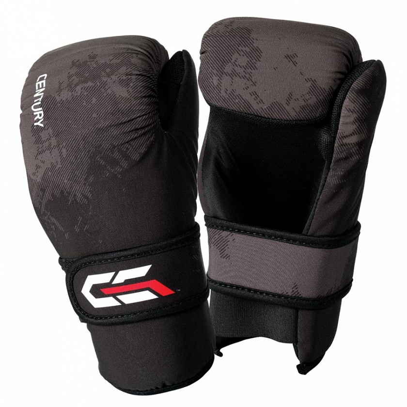 Купить перчатки спортивные century c-gear черно-серые по цене 3 490 ₽ в магазине VersusBox.ru