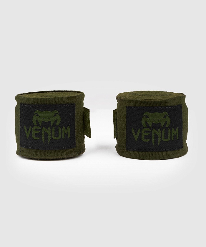 Бинты Venum Kontact Boxing Handwraps хаки-черные в интернет-магазине VersusBox.ru