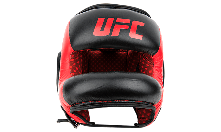 Шлем боксерский с бампером UFC RD/BK размер M в интернет-магазине VersusBox.ru