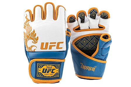 UFC True Thai MMA Перчатки White/ Blue, L в интернет-магазине VersusBox.ru
