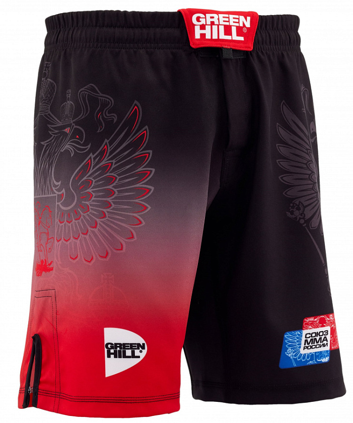 Шорты СОЮЗ MMA РОССИИ XL красные в интернет-магазине VersusBox.ru