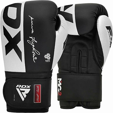 Перчатки тренировочные RDX F4 12oz черн/бел. в интернет-магазине VersusBox.ru