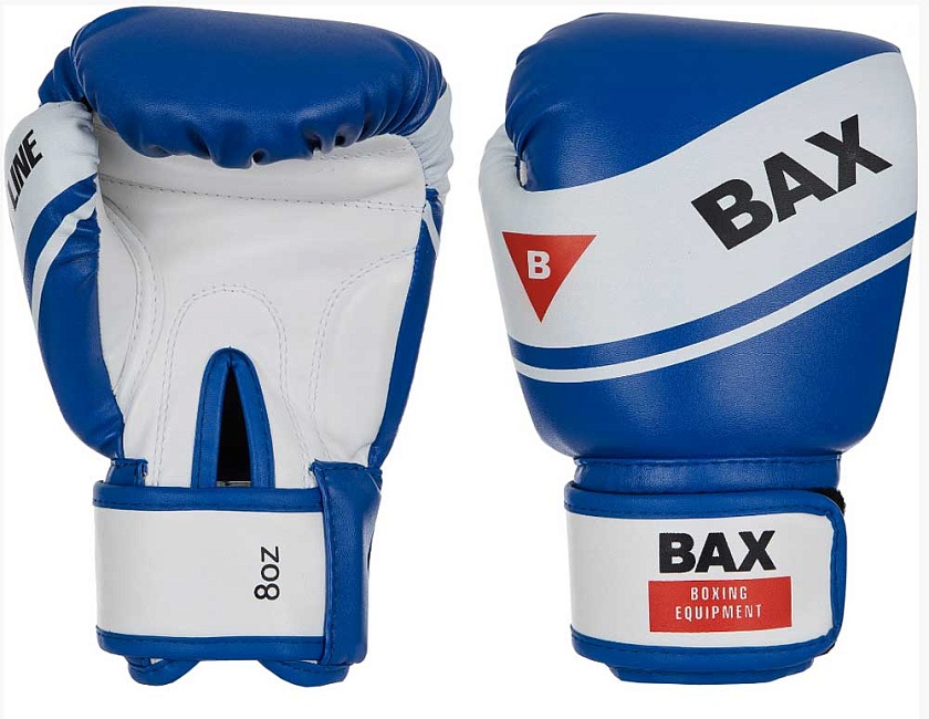 Купить боксерские перчатки bax  синие по цене  в магазине VersusBox.ru