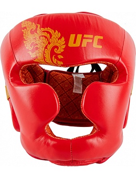 UFC True Thai Шлем для бокса красный, размер L в интернет-магазине VersusBox.ru