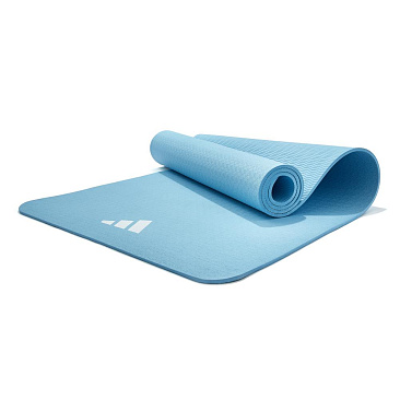 Коврик (мат) для йоги Adidas, цвет синий, Арт. ADYG-10100PB_Eur в интернет-магазине VersusBox.ru