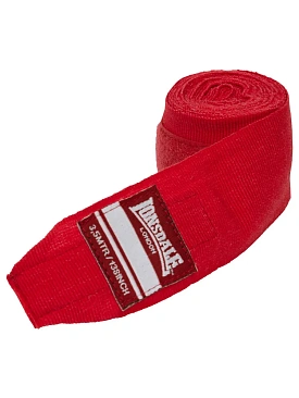 Бинты Lonsdale Pro Hand 4.5м красн. в интернет-магазине VersusBox.ru