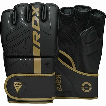 Перчатки тренировочные RDX Grappling F6 XL черн/золот.мат. в интернет-магазине VersusBox.ru