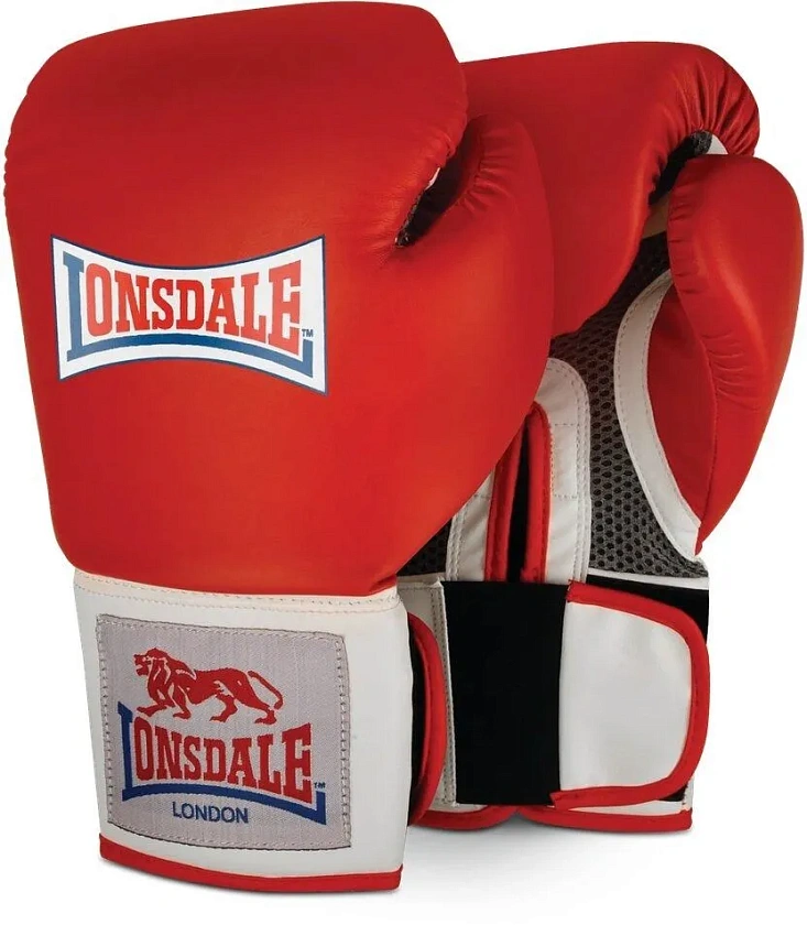 Перчатки тренировочные Lonsdale Brantford 10oz красн. в интернет-магазине VersusBox.ru