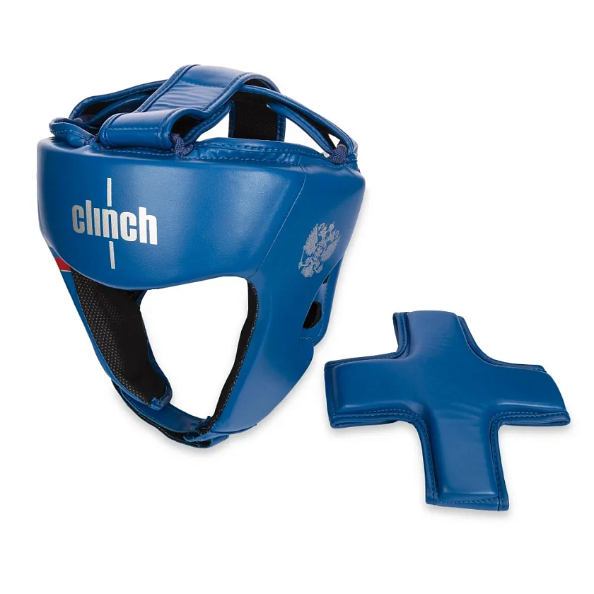 Шлем боксерский Clinch Olimp Dual синий в интернет-магазине VersusBox.ru