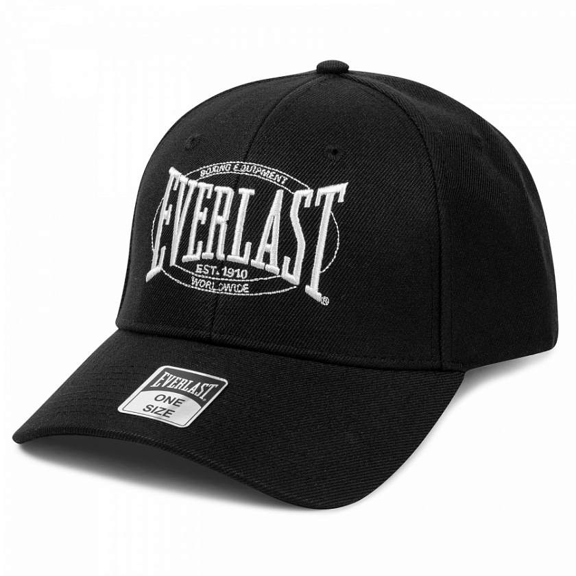 Бейсболка Everlast Authentic Logo черная в интернет-магазине VersusBox.ru