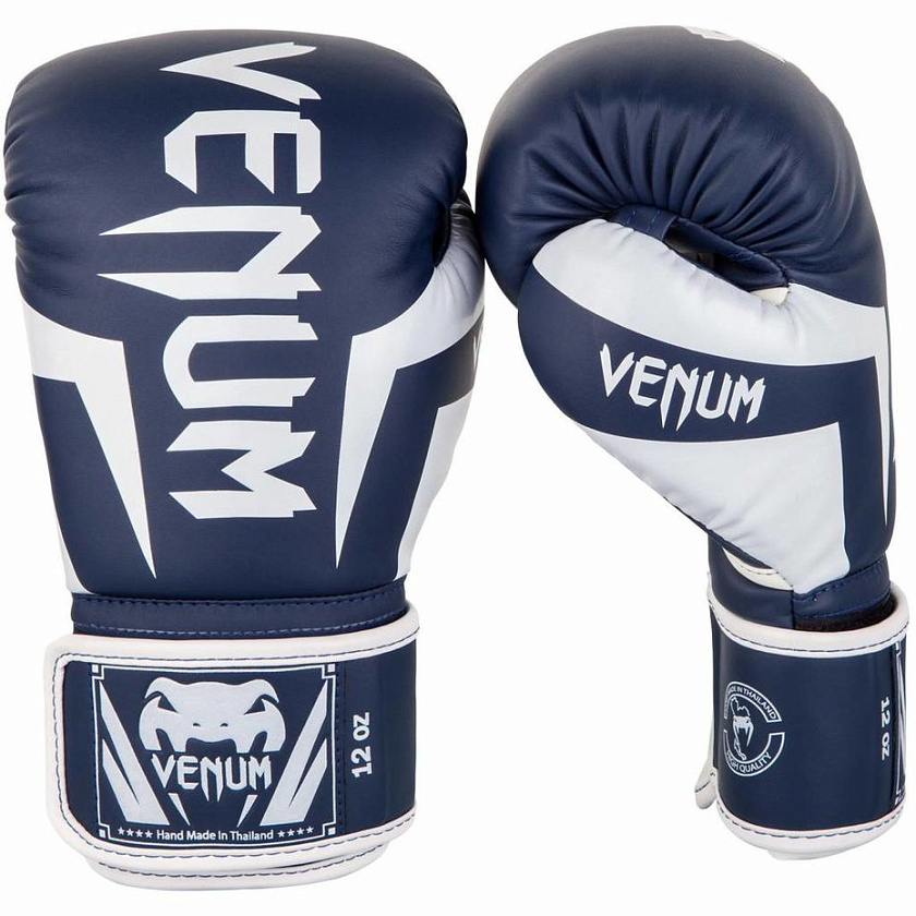 Перчатки Elite 12oz син/бел. в интернет-магазине VersusBox.ru