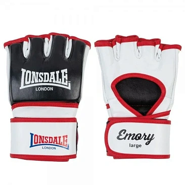 Перчатки Lonsdale MMA Emory M черн/бел/красн. в интернет-магазине VersusBox.ru
