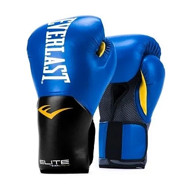 Боксерские перчатки Elite ProStyle.тренировочные синие в интернет-магазине VersusBox.ru